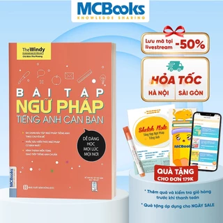 Sách - Bài Tập Ngữ Pháp Tiếng Anh Căn Bản Dành Cho Người Mới Bắt Đầu - Học Kèm App Online