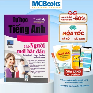 Sách - Tự Học Tiếng Anh Cấp Tốc Cho Người Mới Bắt Đầu - Kèm App Học Online