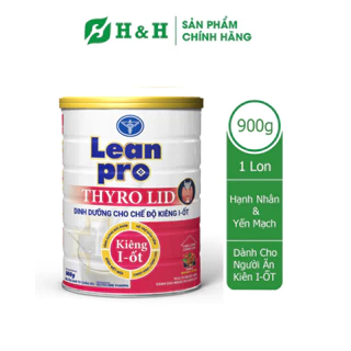 (Mẫu mới) Sữa Lean Pro Thyro LID 900g – Dinh dưỡng tối ưu cho người kiêng I-ốt, bệnh lý tuyến giáp