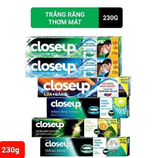 Kem đánh răng Closeup bạc hà/băng tuyết túyp 230g