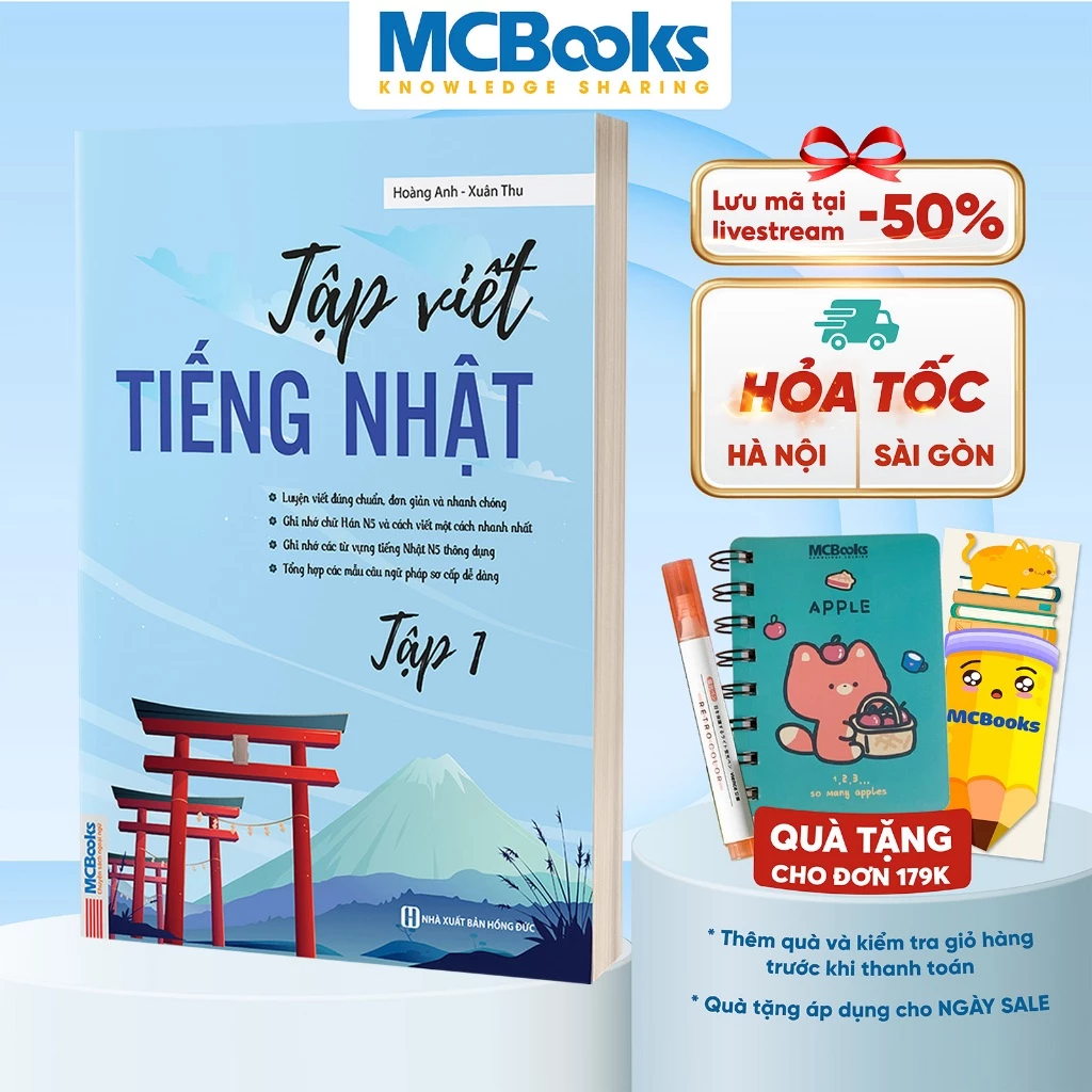 Sách - Tập viết tiếng Nhật tập 1