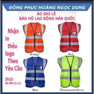 ÁO LƯỚI PHẢN QUANG NHỎ CÓ TÚI ĐỰNG THẺ, ÁO BẢO HỘ DÀNH CHO KỸ SƯ, ÁO PHẢN QUANG BẢO HỘ LAO ĐỘNG