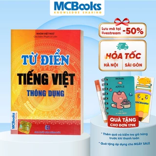 Sách - Từ Điển Tiếng Việt Thông Dụng ( Bìa Đỏ ) - MCBooks