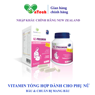 Everyday health NZ-Pregmum Vitamin tổng hợp cho phụ nữ chuẩn bị thả bầu và phụ nữ mang thai hộp 30 viên