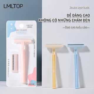 Dao Cạo Râu LMLTOP Cầm Tay Có Lưỡi Thay Thế Thiết Kế Độc Đáo Tiện Lợi - LMLTOP