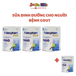 Combo 3 Tặng 1 Sữa Fotecpham GOUT Chuyên Biệt Cho Người Bị Gout Và Xương Khớp 400G Chính hãng Japa Kids