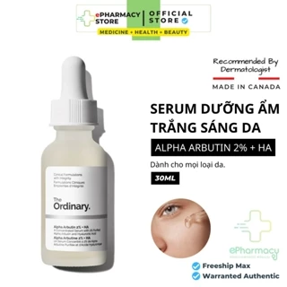 Serum dưỡng trắng da Alpha Arbutin 2% + HA The Ordinary 30ml (store)