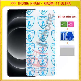 Dán dẻo PPF loại trong và nhám cho Xiaomi 14 Ultra