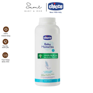 Phấn rôm tinh bột gạo Chicco 0M+ 150g