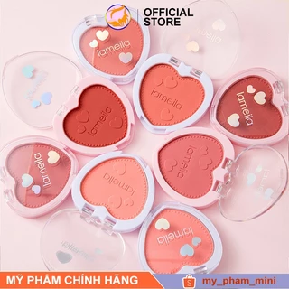 Phấn Má Hồng, Phấn Má Lameila đơn sắc hình trái tim, phấn má hồng màu sắc trẻ trung, bền màu, lâu trôi - LAM5107