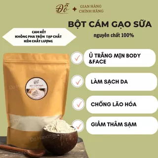 500G ; 1KG cám gạo handmade nguyên chất siêu sạch, mịn, tắm trắng da mặt và toàn thân, tẩy tế bào chết