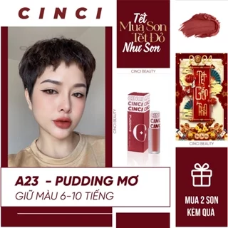 COMBO A23 - 2 SON PUDDING KÈM QUÀ - 12 MÀU SON PUDDING TRENDY 2024 - SON KEM - SON MÔI