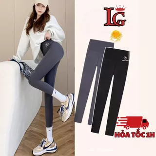 Quần Legging Nữ LEGGY Dài Nâng Mông Định Hình Lưng Cạp Cao Gen Bụng Tôn Dáng Thun Ôm Bó Vải Thoáng Mát Không May Gấu LG5