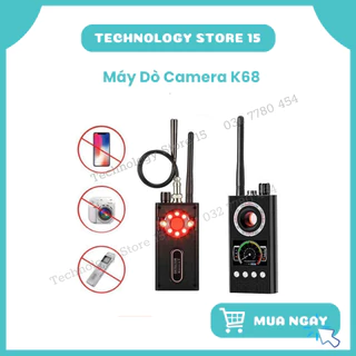 Máy Dò Detector K68 Cao Cấp Chuyên Dò Camera, Định Vị GPS, Máy Ghi Âm Mini, Điều Chỉnh Độ Nhạy. BH 12T