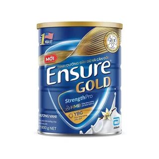 Sữa bột Ensure Gold Abbott hương vani (HMB) 850g/800g/lon, lốc 6 lọ pha sữa