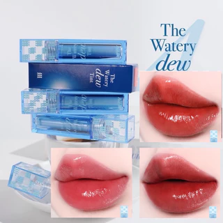 [NEW][Ver 4 Xanh Dương] Son Tint Bóng Bền Màu, Lâu Trôi Cho Đôi Môi Căng Mọng, Ẩm Mịn Merzy The Watery Dew Tint 4g