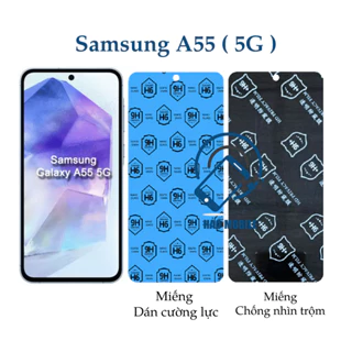 Dán cường lực dẻo nano Samsung A55 (5g) trong suốt và chống nhìn trộm