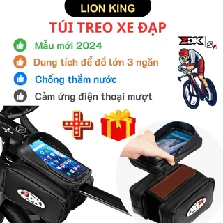 Túi Treo Xe Đạp Thể Thao ZDK S6 Để Điện Thoại Cảm Ứng, Đồ Dùng,Vải Da Cao Cấp,Túi Treo Sườn Xe Đạp.