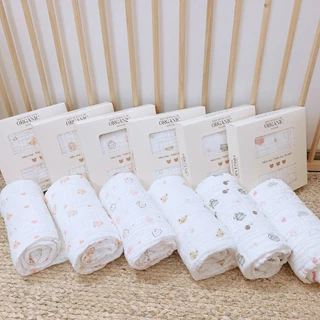 KHĂN TẮM XÔ XÙ 6 LỚP MONONA phiên bản họa tiết 2024 , Suzy Baby