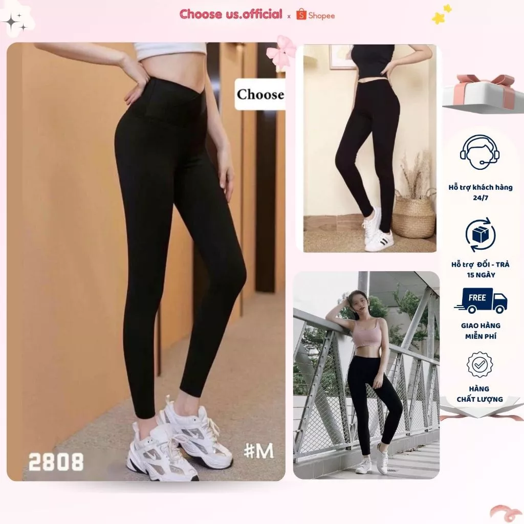 Quần legging dài chất vải umi co giãn loại 1, nâng mông cạp siêu hot Choose Us