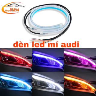 1 Dây Đèn Led Mí Audi Xi Nhan Điện 12V Đuổi Xếp Gạch,Tích Hợp Đèn Demi ,Chống Nước, Lắp Xe Máy Và Ô Tô