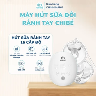 MÁY HÚT SỮA ĐÔI RẢNH TAY CHIBÉ CB010-BH 18 tháng