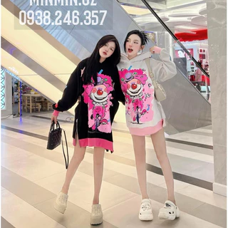 Áo Hoodie VIP in hình CUTE hàng Quảng Châu cao cấp Chuẩn Tag Loại 1, Hoodie PHOM to BIGSIZE cực đẹp xu hướng mới nhất