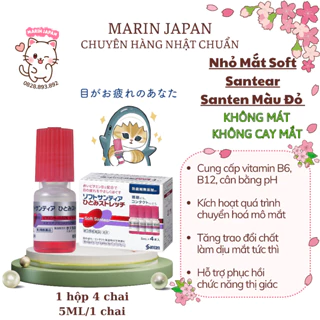 Nhỏ Mắt Phục Hồi Thị Lực Santen Soft Santear Hitomi Stretch Nhật Bản 5ml