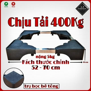 ⚡️Freeship⚡️Kệ Máy Giặt Cửa Ngang, Chân Chống Rung đa năng điều chỉnh kích thước, Trụ bọc bê tông chịu tải 400kg