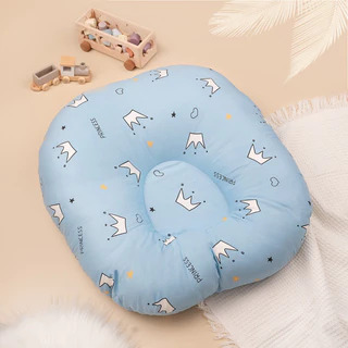 Vỏ gối chống trào ngược cho bé vải cotton size 70x70cm (không kèm ruột)