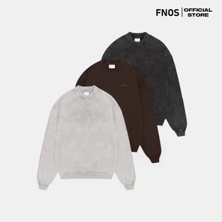 Áo Sweater Unisex FNOS WASHED SWEATER SW Nỉ Chân Cua - Local Brand Chính Hãng