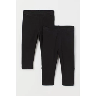 1 quần ôm legging đen HM H&M sz 4m-4y_hàng chính hãng authentic