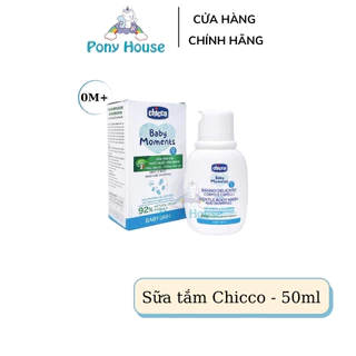 Sữa Tắm Gội Chicco 2in1 Yến Mạch Thơm Dịu Nhẹ Dưỡng Da Mềm Mịn Chống Rôm Sẩy Cho Bé 59ML