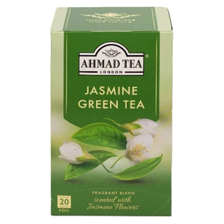 Trà xanh hương Hoa Nhài Ahmad 40g (túi lọc có bao thiếc - 20 túi/hộp) - Jasmine Green tea