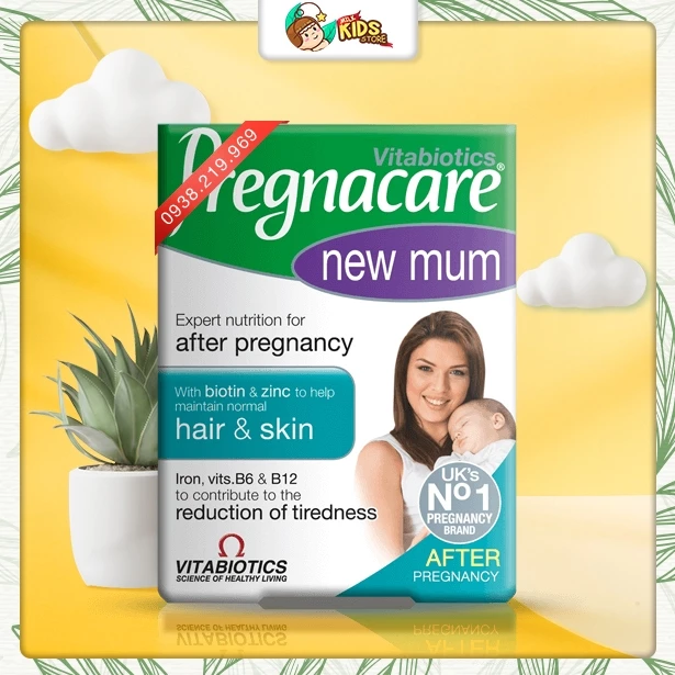 Viên Pregnacare New Mum dưỡng da và tóc cho mẹ sau sinh 56 viên Anh