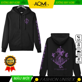 Aó Hoodie nỉ Vinny Hong Sabbath Crew, áo hoodie zip Windbreaker nam nữ đủ size