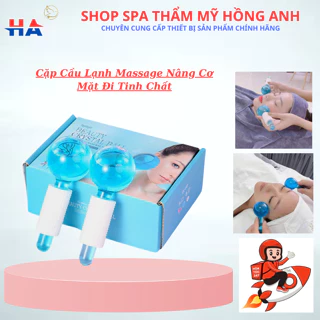 Cặp Cầu Lạnh Massage, Mặt Đẩy Sâu Tinh Chất - Nâng Cơ, Xóa Nhăn, Da Mặt Quả Cầu Lạnh Masa.