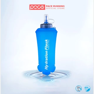 Bình nước mềm cầm tay chạy bộ PACE Running có nắp an toàn sử dụng dung tích 250ml 500ml