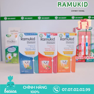 [Tặng bàn chải] Xịt Chống Sâu Răng RAMUKID an toàn dành cho bé, giúp làm sạch và bảo vệ men răng, ngăn ngừa mảng bám