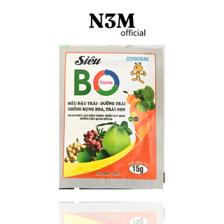 Phân Bón Siêu BO chống rụng hoa - trái non siêu đậu trái - dưỡng trái Gói 15g N3M_OFFICIAL