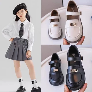 Giày búp bê bé gái da siêu mềm sz 22-36, Giày Lolita Cho Bé Gái, Giày vintage Giày búp bê trẻ em gái hàng Quảng Châu CC