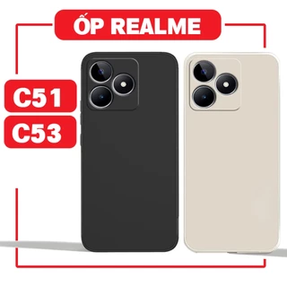 Ốp lưng Realme NOTE 50 / C53 / C51 cạnh vuông,mềm dẻo,hạn chế bám bụi,vân tay chất nhựa TPU