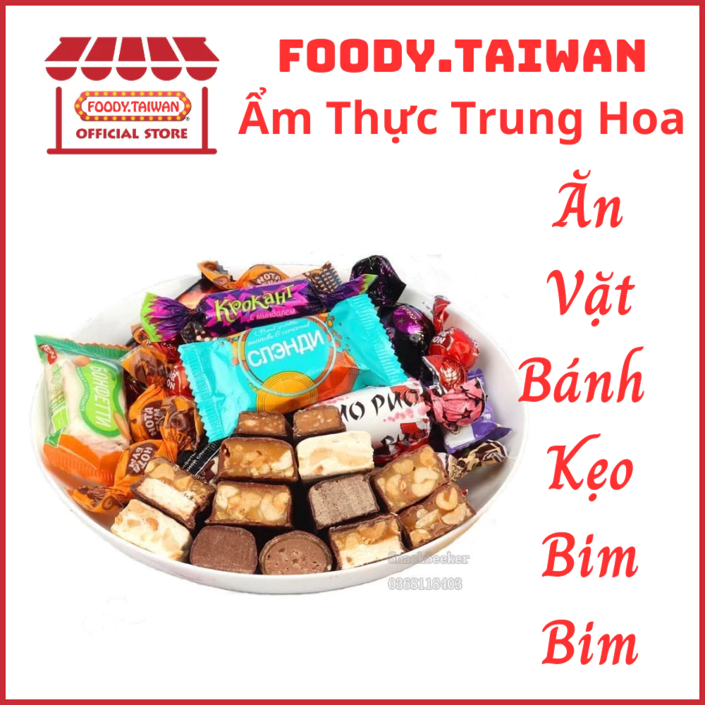 COMBO Đồ Ăn Vặt - Bimbim - Bánh Kẹo Tuổi Thơ Thần Thánh Siêu Ngon - foody.taiwan