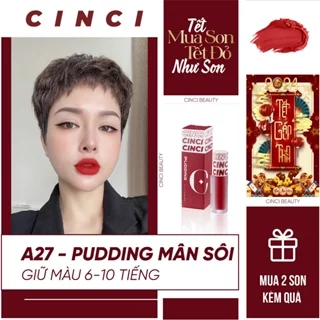 COMBO A27 - 2 SON PUDDING KÈM QUÀ - 12 MÀU SON PUDDING TRENDY 2024 - SON KEM - SON MÔI