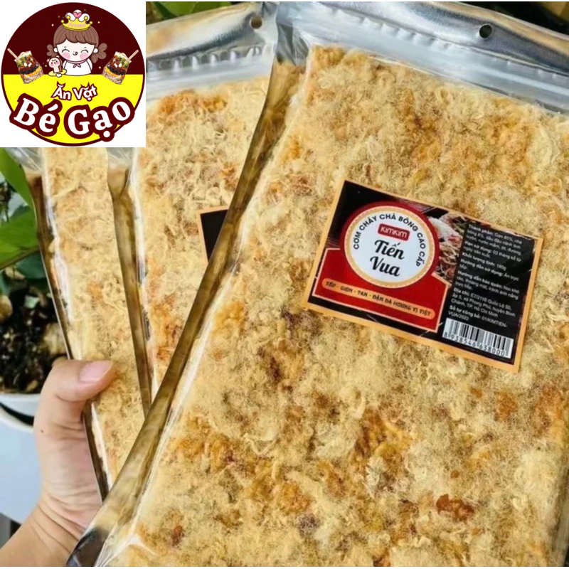 [ĂN VẶT] Cơm Cháy Siêu Chà Bông Túi Zip 200gr