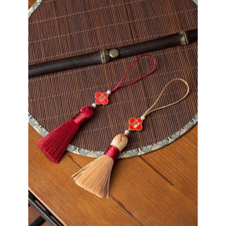 Móc treo tua rua ngắn cổ trang Trung Quốc Móc khoá hạt phụ kiện handmade