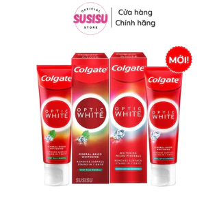 Kem đánh răng trắng sáng COLGATE Optic White Plus Shine/Sparkling White 100g [trắng sáng răng sau 1 tuần sử dụng] KĐR