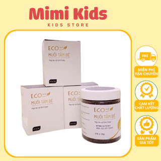 Muối Tắm Bé Thảo Dược ECO Gold 370g Hỗ Trợ Làm Giảm Rôm, Mẩn Ngứa, Dị Ứng, Viêm Da Cơ Địa