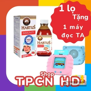 [có tem tích điểm] Hartus Immunity 150ml Tăng sức đề kháng cho bé, hỗ trợ miễn dịch khỏe