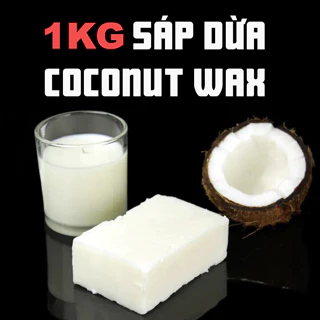 1KG Sáp Dừa Tự Nhiên - Coconut Wax - Nguyên Liệu Làm Nến Thơm Handmade